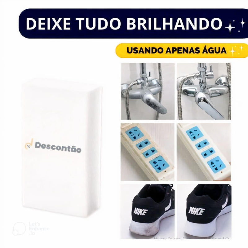 Esponja Mágic Clean™ - Brinde de unidades por tempo LIMITADO - Descontãoo.com