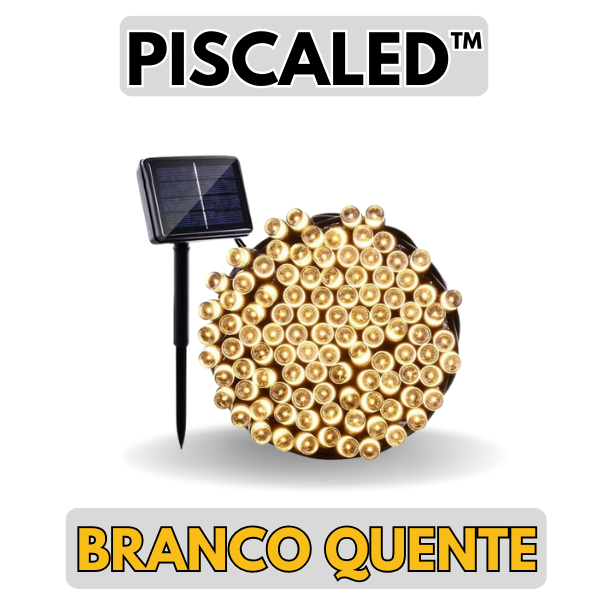 PISCALED™ - Pisca Pisca de Energia solar - Descontãoo.com