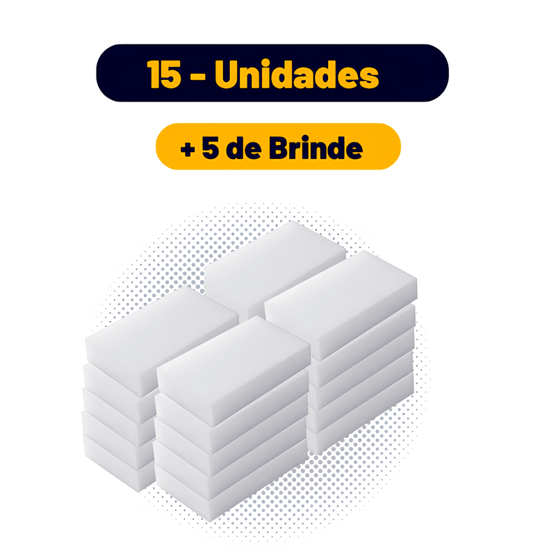 Esponja Mágic Clean™ - Brinde de unidades por tempo LIMITADO - Descontãoo.com