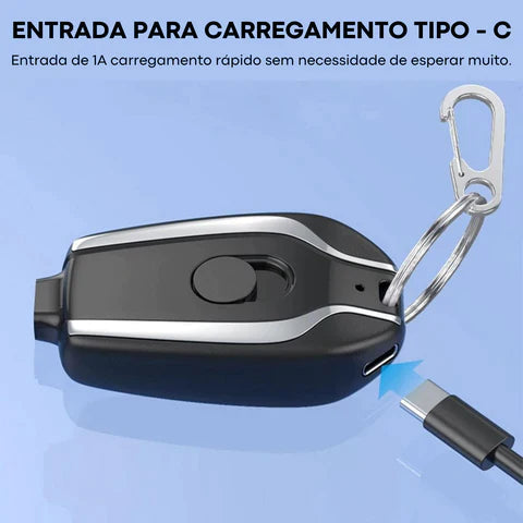 Key PowerCharger™ - Chaveiro Carregador Portátil - Descontãoo.com