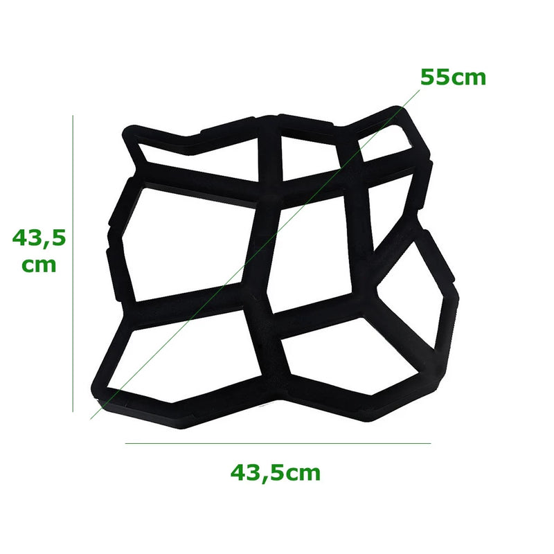 Formax™ - Molde para pedras de jardim - Descontãoo.com